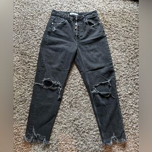 Zara Charcoal Denim Pants